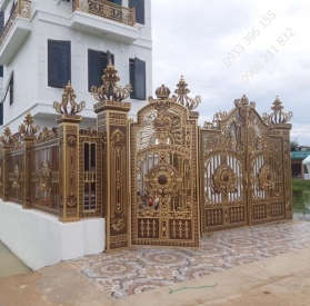 Cổng nhôm đúc tự động