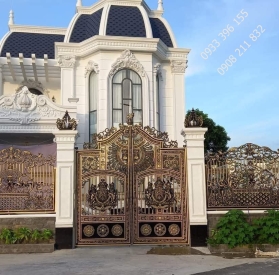Cổng nhôm đúc đẹp